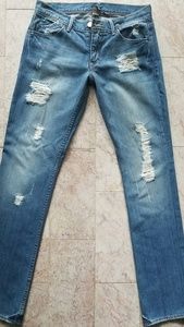 Armani Exchange distressed jeans, size 6ppl Reg
